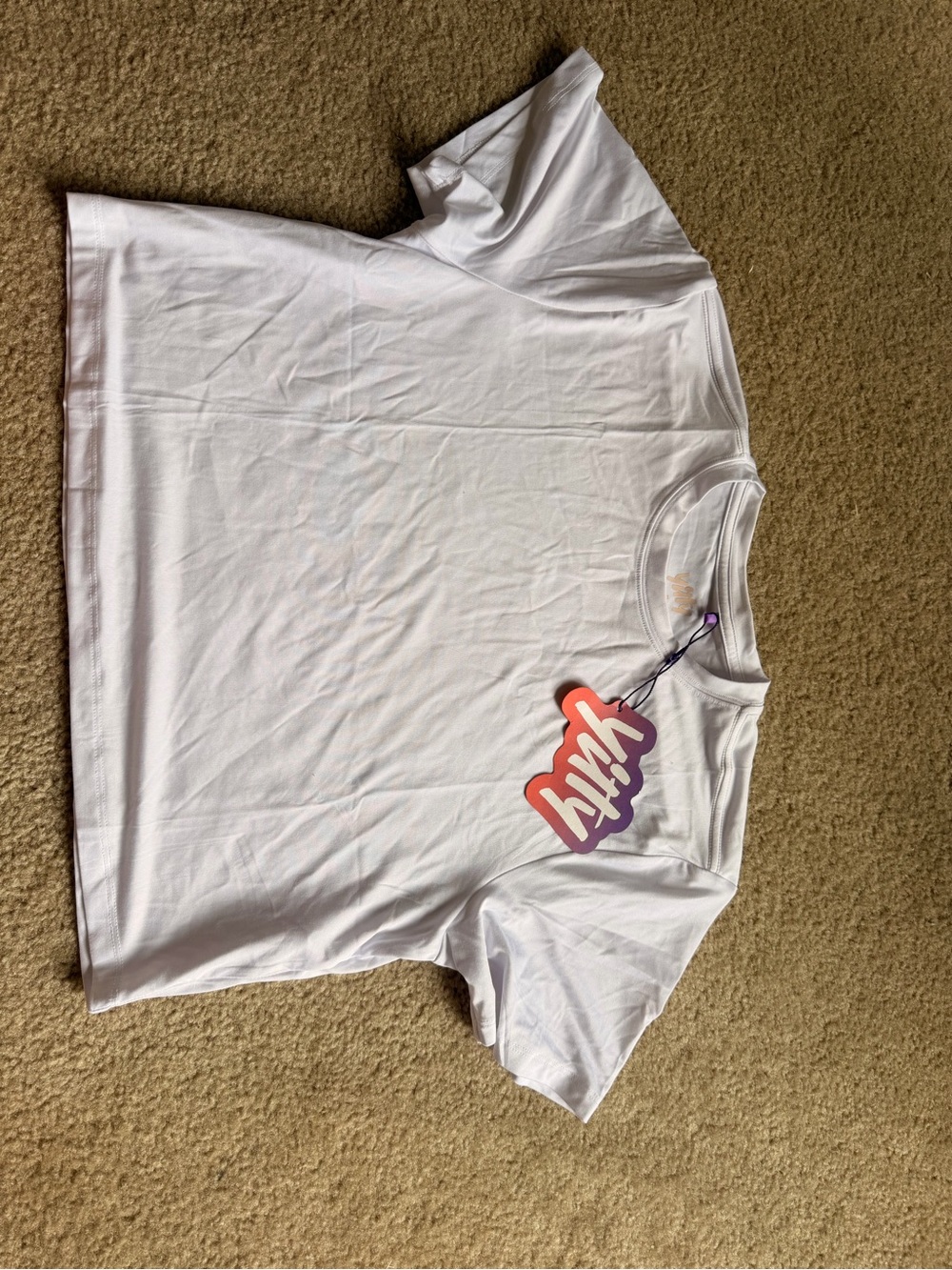 Fabletics White Crop Tee